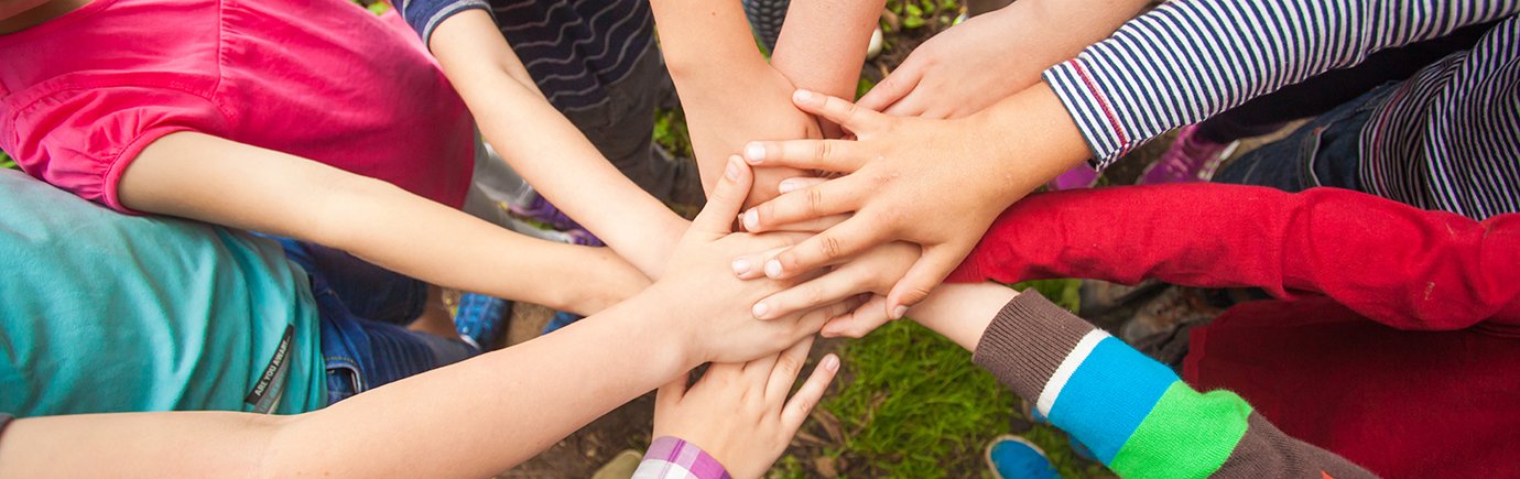 Hands in a circle