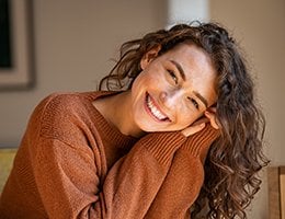 Smiling young woman